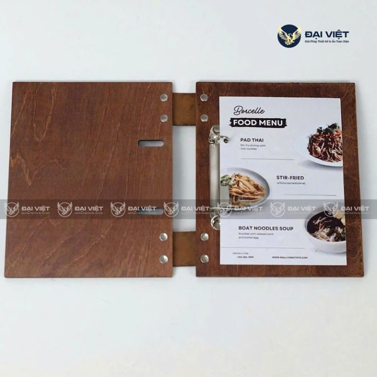 menu gỗ