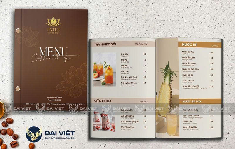 Thiết Kế Menu