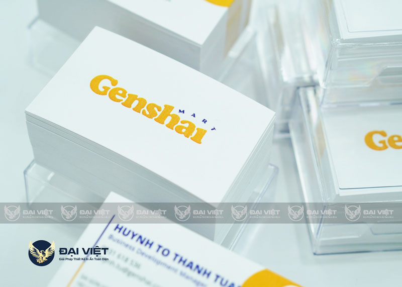 giá in card visit 2 mặt