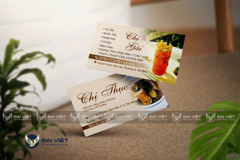 mẫu card visit kinh doanh