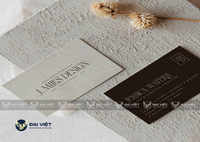 chất liệu giấy in card visit