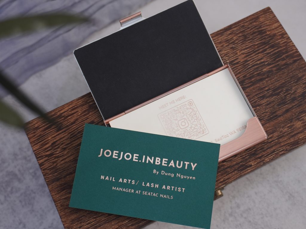 in card visit ép kim