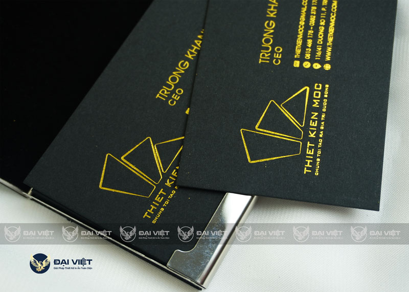 in card visit ép kim