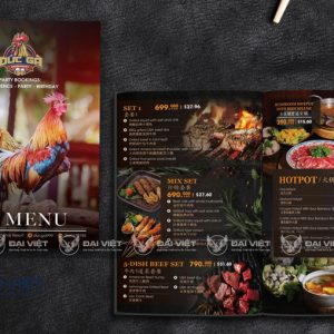 Thiết Kế Menu Đẹp Tại TPHCM – Giao Nhanh, Uy Tín